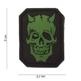 Patch 3D PVC Devil Skull - 101 Inc. 12006