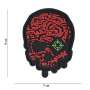 Patch 3D PVC Tête de mort rouge - 101 Inc. 13039