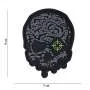 Patch 3D PVC Tête de mort grise - 101 Inc. 15042