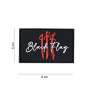 Patch 3D PVC Black Flag 3 Swords - 101 Inc. 13086