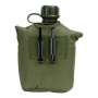 Gourde US 1L avec sa housse vert - Fosco 341104