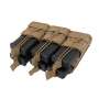 Porte-Chargeur Triple Stacker 5.56/HK416/M4/AR15 Coyote - 8Fields M51613094-TN