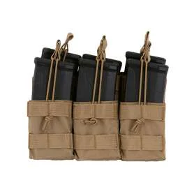 Porte-Chargeur Triple Stacker 5.56/HK416/M4/AR15 Coyote - 8Fields M51613094-TN