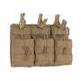 Porte-Chargeur Triple Stacker 5.56/HK416/M4/AR15 Coyote - 8Fields M51613094-TN