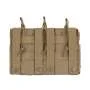 Porte-Chargeur Triple Stacker 5.56/HK416/M4/AR15 Coyote - 8Fields M51613094-TN