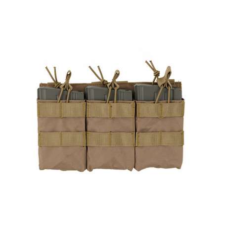 Porte-Chargeur Triple Open TOP 7.62/Scar-H/M14/SR25 Coyote - 8Fields M51613110-TN