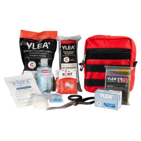 Trousse médicale IFAK Pleine rouge 10501