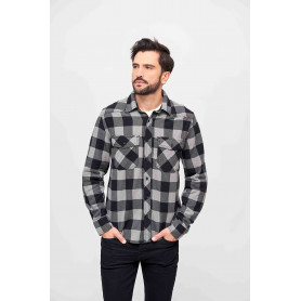Chemise Check Shirt Gris/Noir Brandit