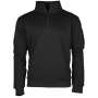 Sweatshirt Tactique Noir avec Zip Mil-Tec