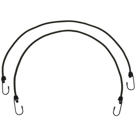 Tendeurs élastiques 6 mm avec crochets Verts MFH
