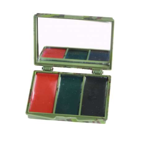 3-Color Camouflage Palette with Mirror