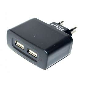 Dual USB power adapter