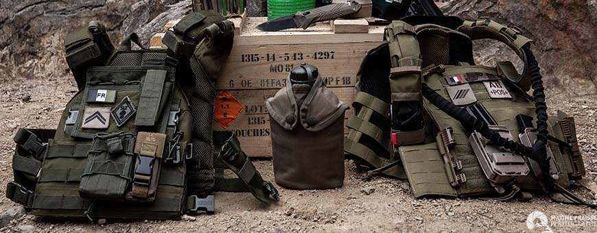 Combat vests, MOLLE pouches, Holster, Protection - Tactical mode