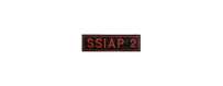 SSIAP fire safety scratch patch