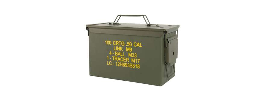 From the smallest to the largest, for all calibres, ammunition boxes are here